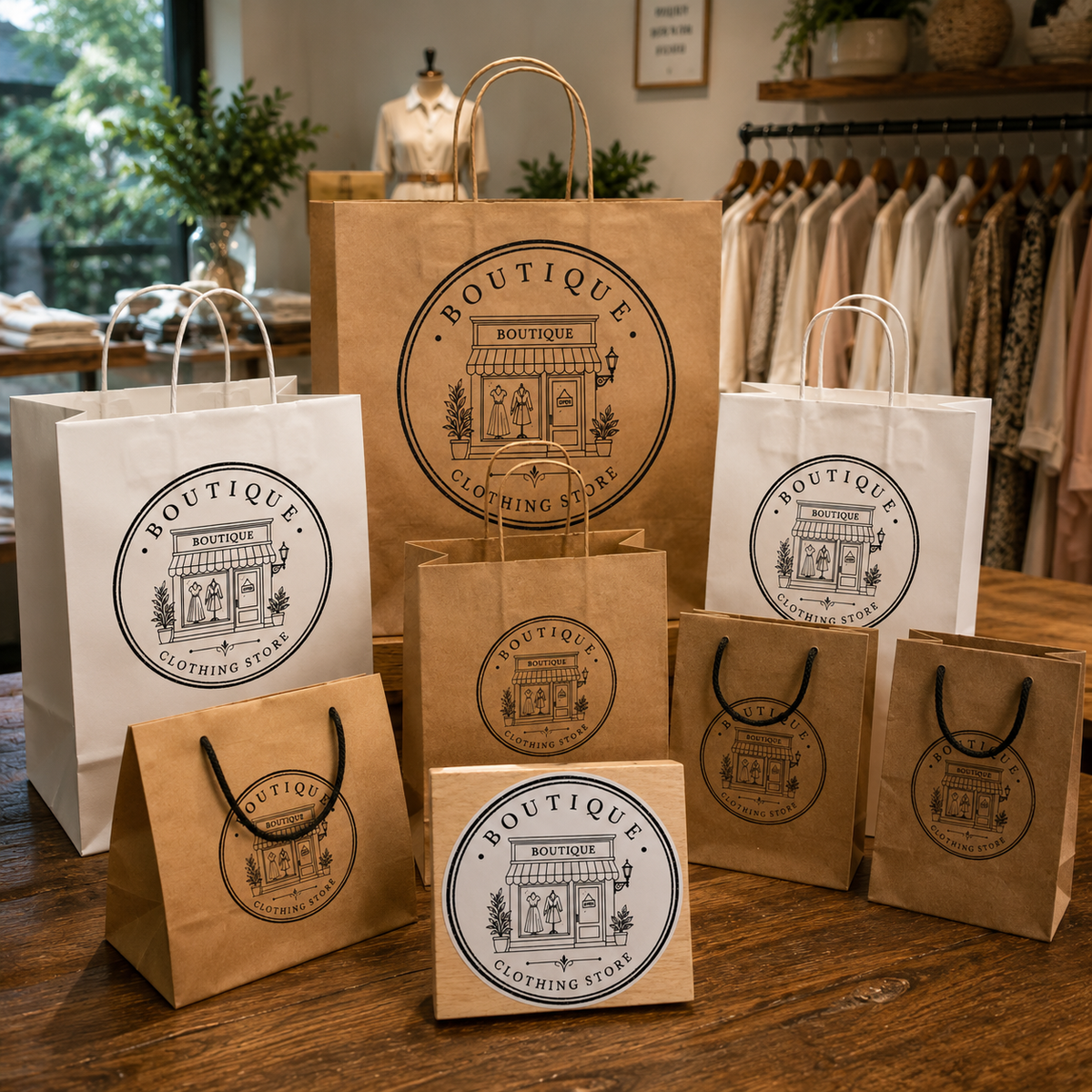 Big Custom Stamp for Boutique Clothing Store | Logo Stamp – StampMyMark®