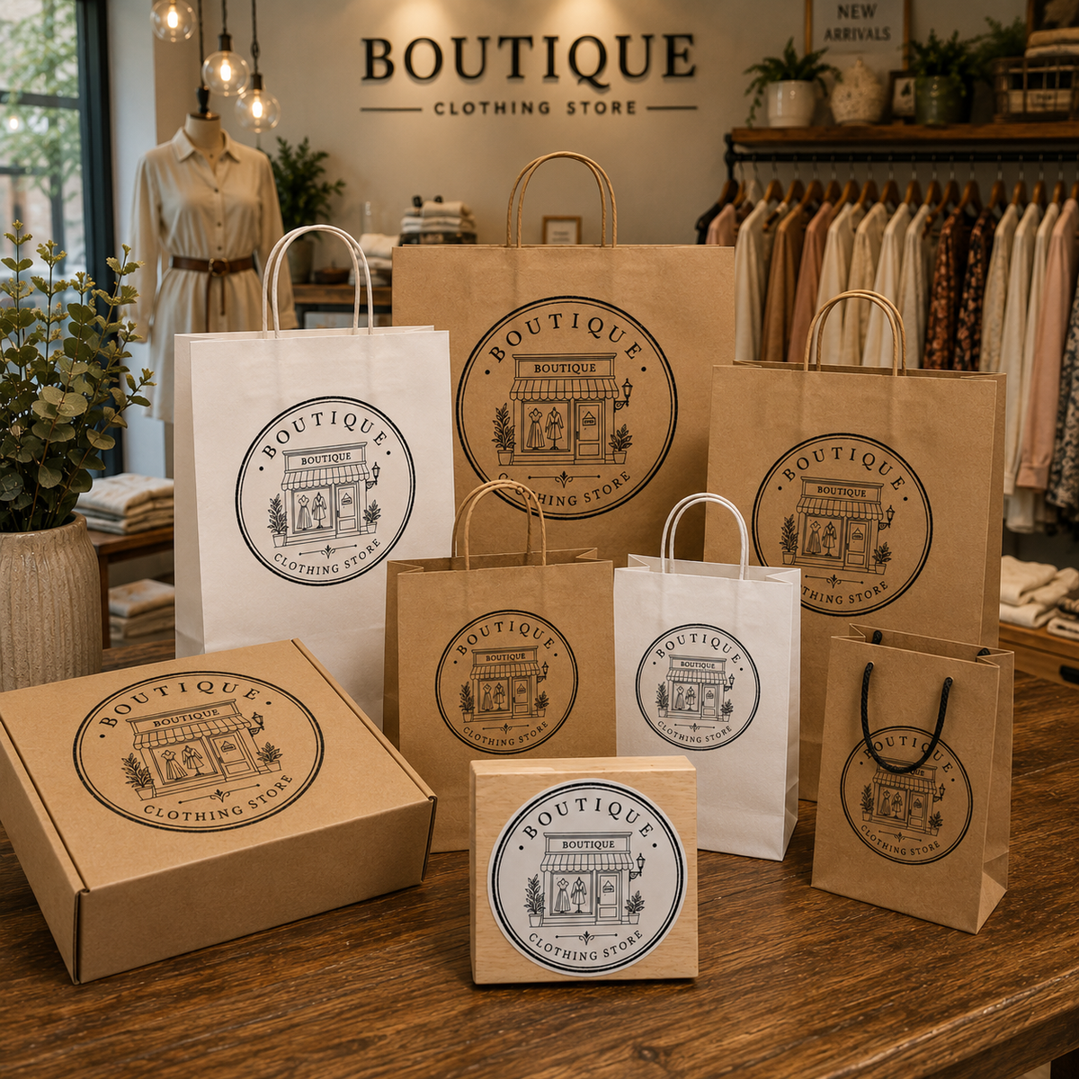 Big Custom Stamp for Boutique Clothing Store | Logo Stamp – StampMyMark®
