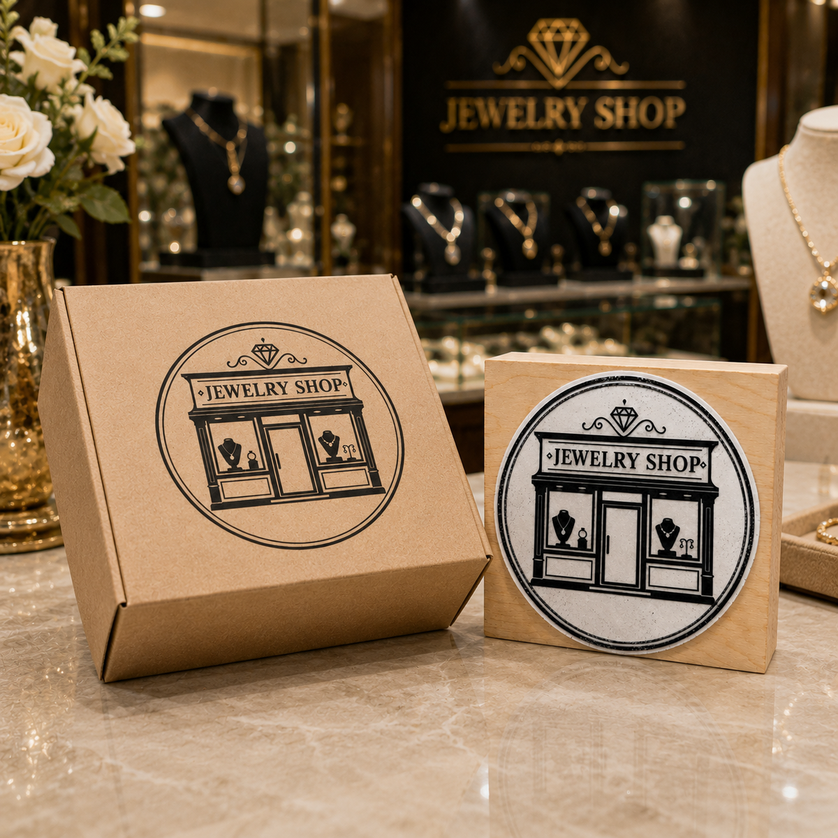 Big Custom Stamp for Jewelry Shop | Logo Stamp – StampMyMark®