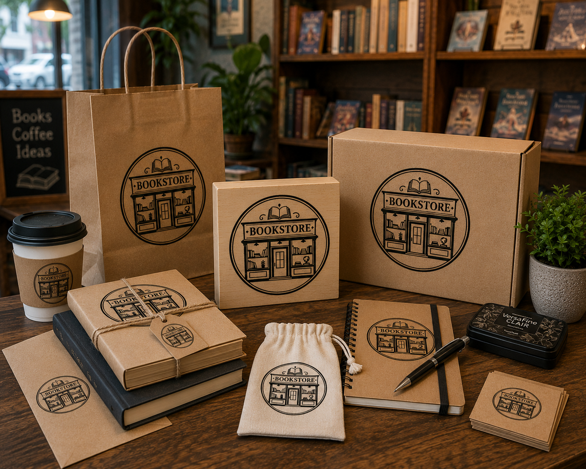 Big Custom Stamp for Bookstore | Logo Stamp – StampMyMark®