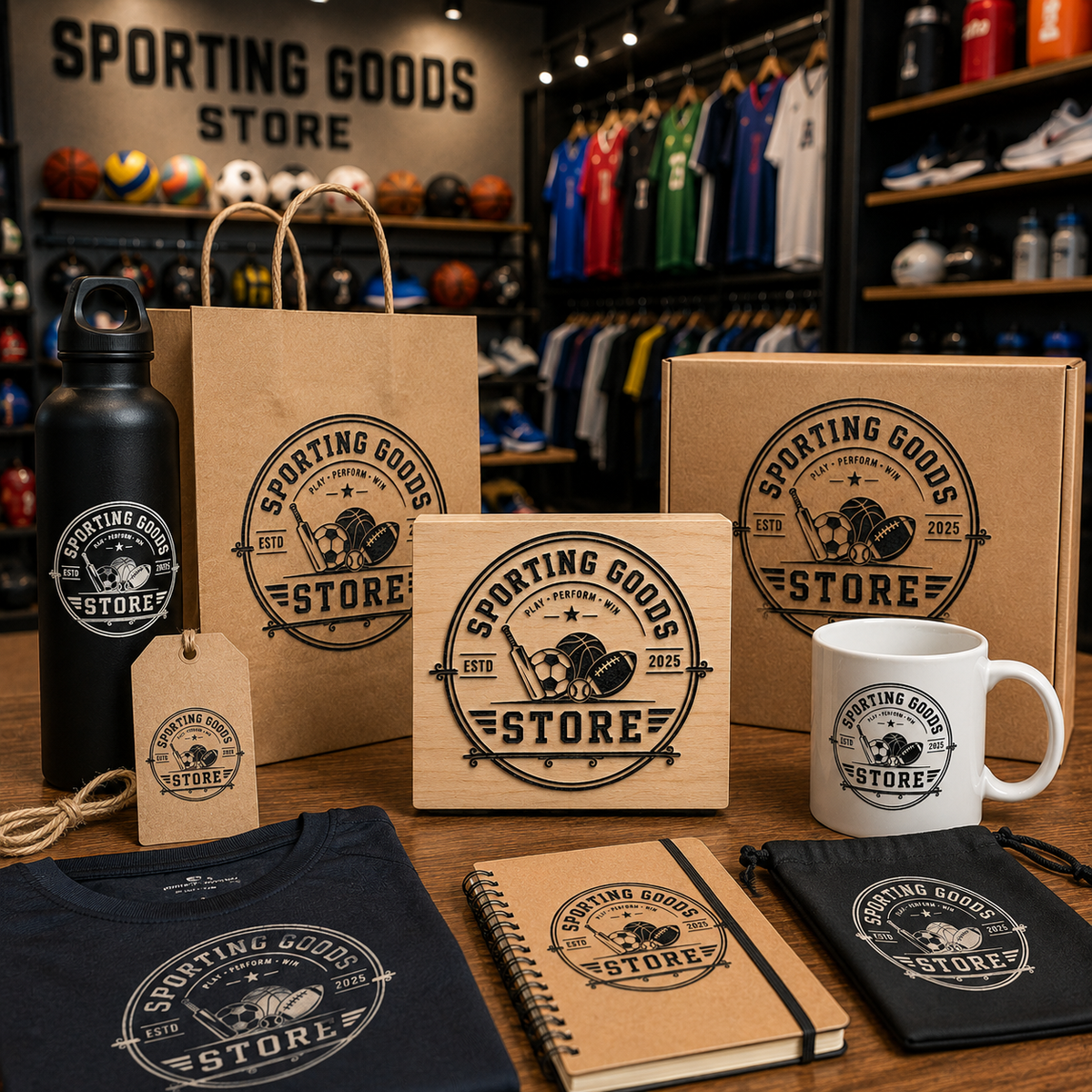 Big Custom Stamp for Sporting Goods Store | Logo Stamp – StampMyMark®