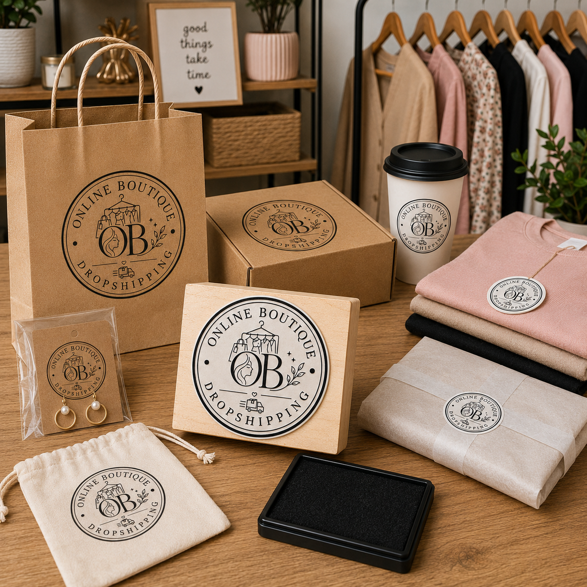 Big Custom Stamp for Online Boutique / Dropshipping | Logo Stamp – StampMyMark®