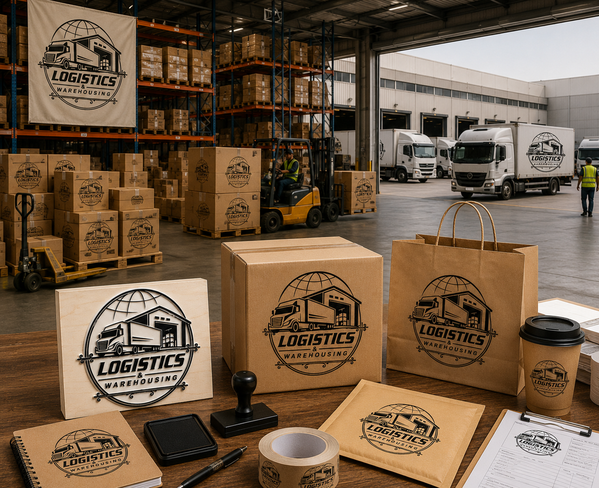 Big Custom Stamp for Logistics & Warehousing | Logo Stamp – StampMyMark®