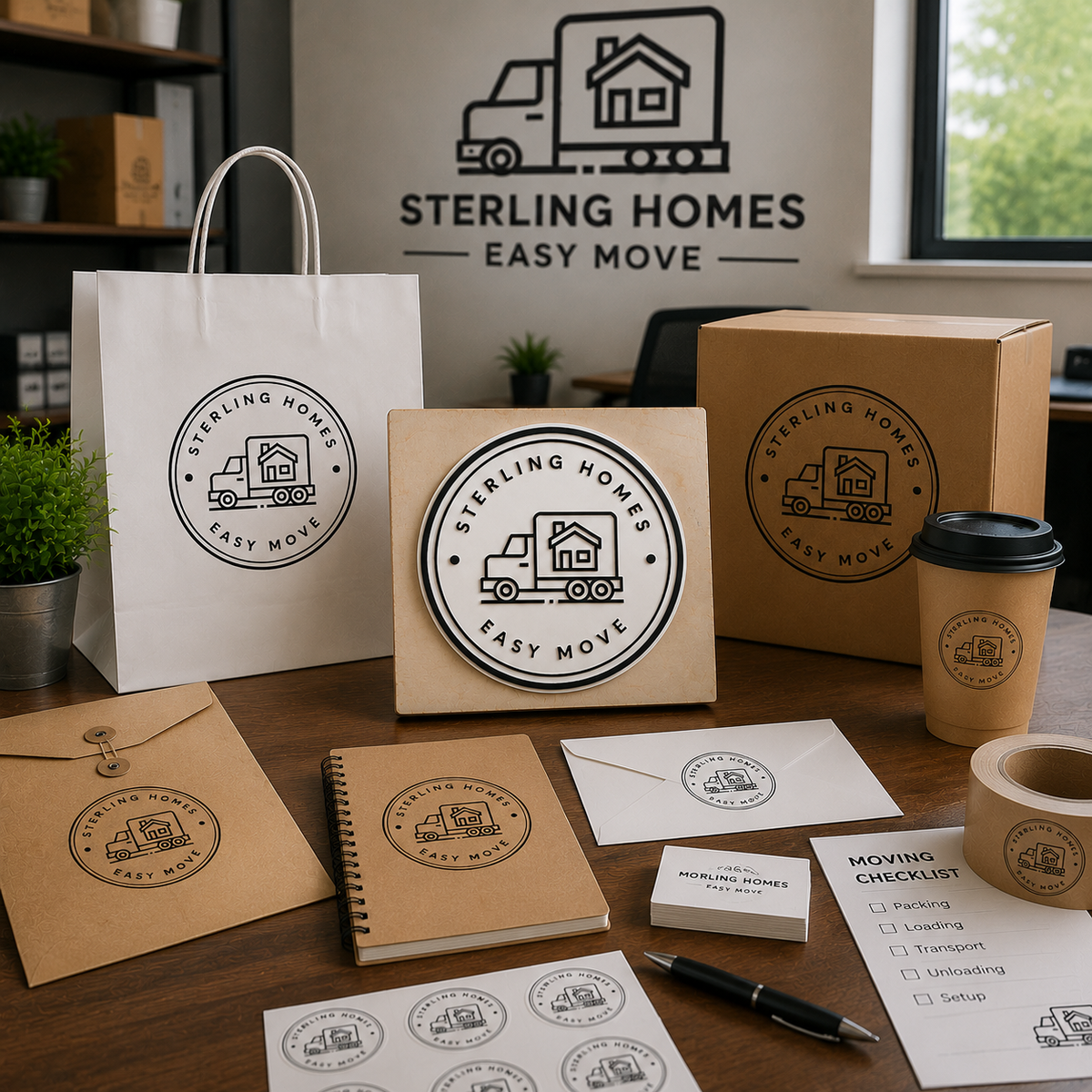 Big Custom Stamp for Moving & Packing Service | Logo Stamp – StampMyMark®