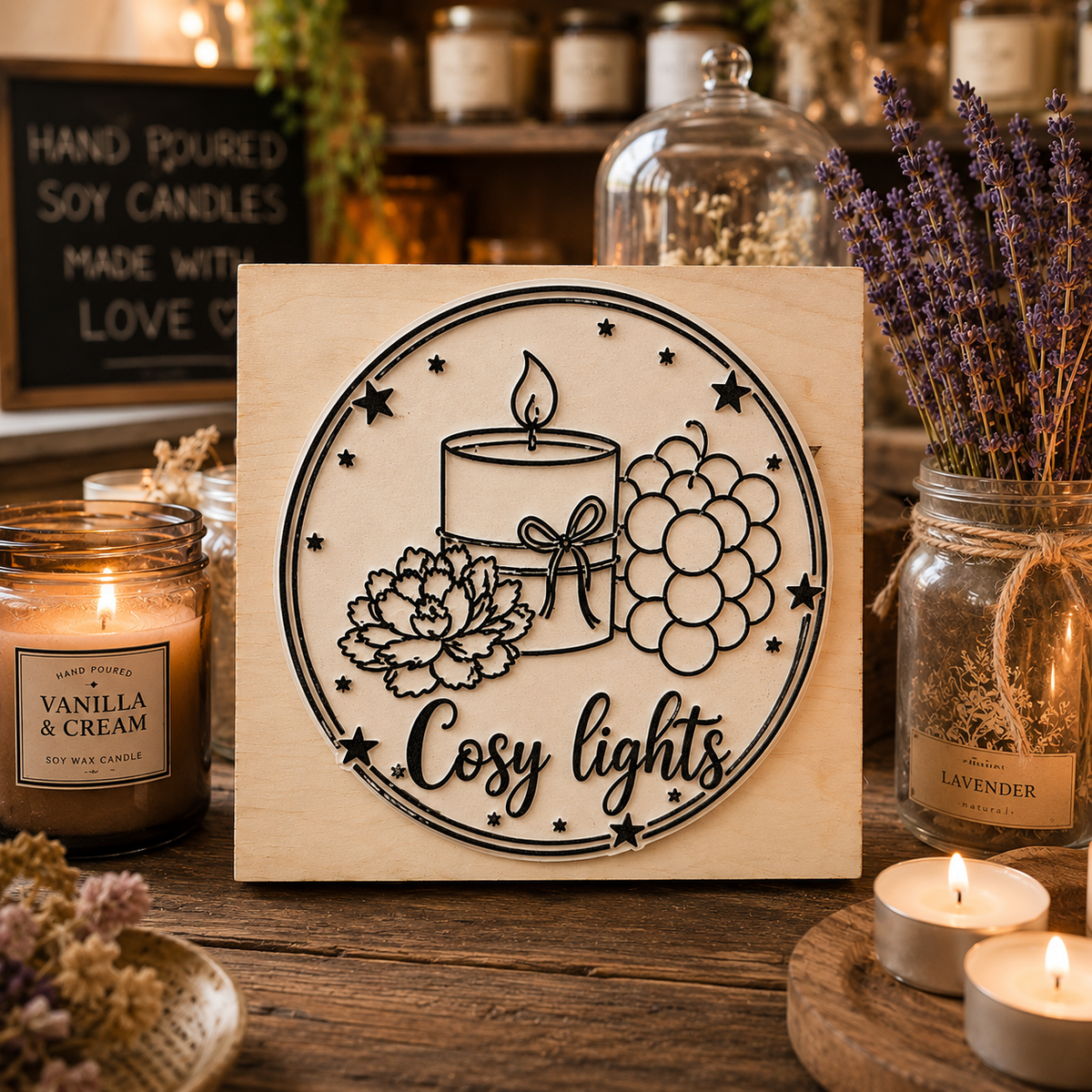 Big Custom Stamp for Candle Business | Logo Stamp – StampMyMark®