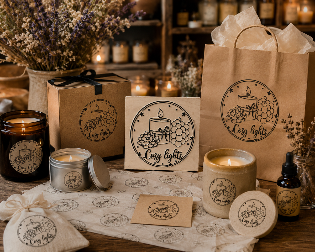 Big Custom Stamp for Candle Business | Logo Stamp – StampMyMark®
