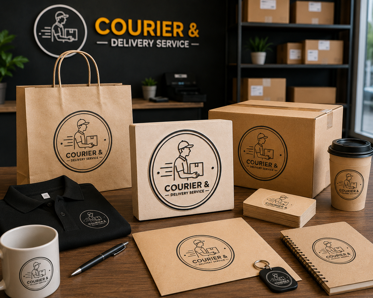 Big Custom Stamp for Courier & Delivery Service | Logo Stamp – StampMyMark®