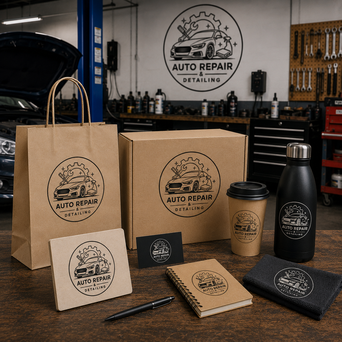 Big Custom Stamp for Auto Repair / Detailing | Logo Stamp – StampMyMark®