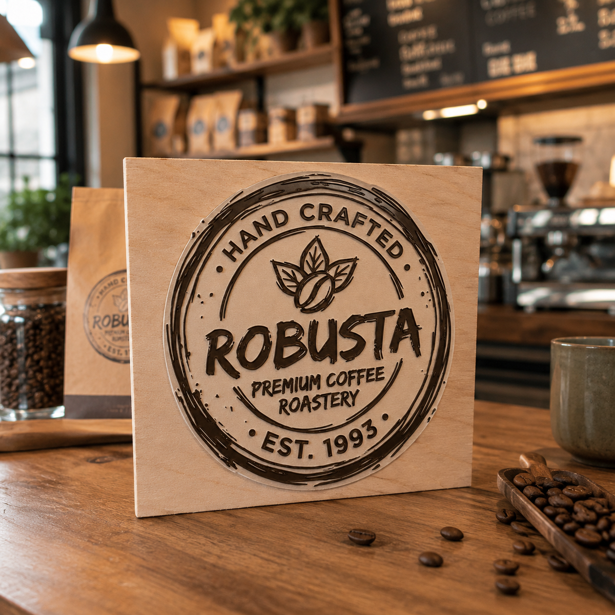 Big Custom Stamp for Coffee Shop / Roastery | Logo Stamp – StampMyMark®