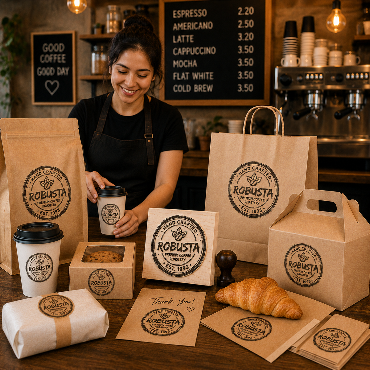 Big Custom Stamp for Coffee Shop / Roastery | Logo Stamp – StampMyMark®