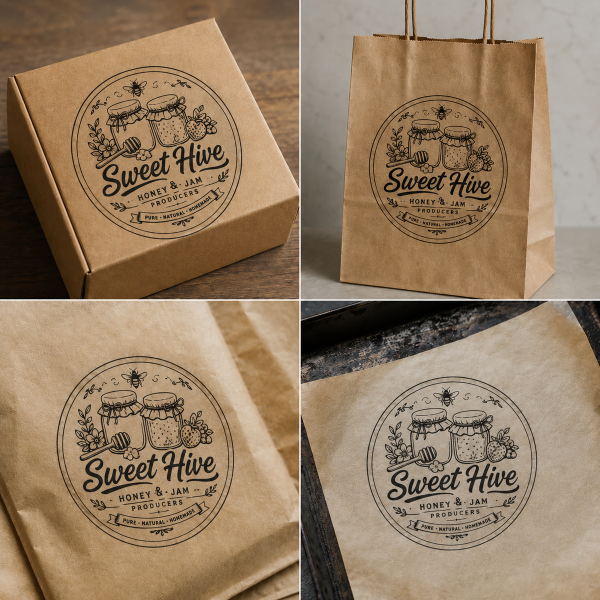 Big Custom Stamp for Honey & Jam Producers | Logo Stamp – StampMyMark®