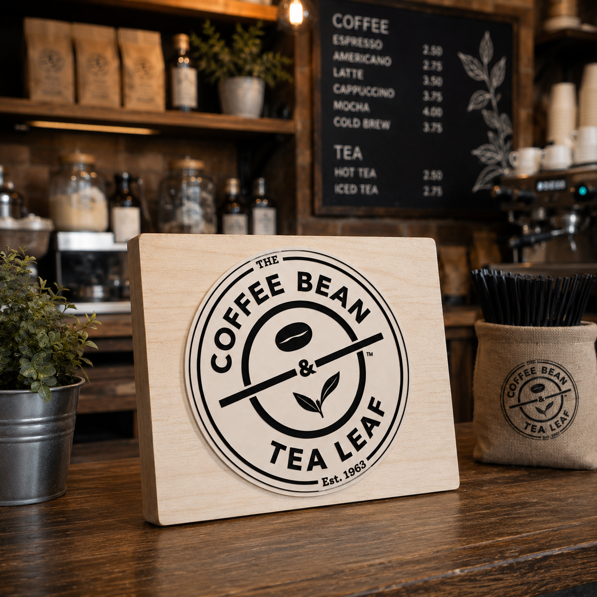 Big Custom Stamp for Tea Business | Logo Stamp – StampMyMark®