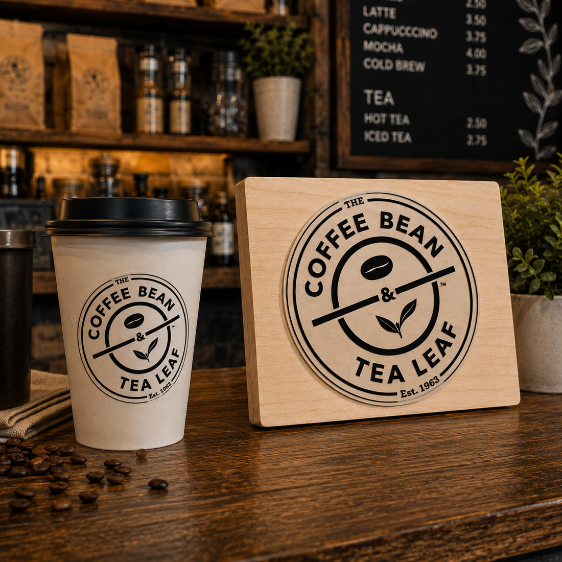 Big Custom Stamp for Tea Business | Logo Stamp – StampMyMark®