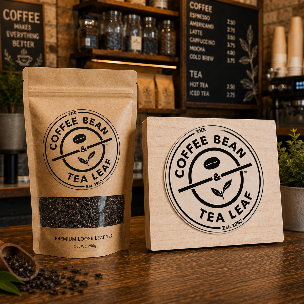 Big Custom Stamp for Tea Business | Logo Stamp – StampMyMark®
