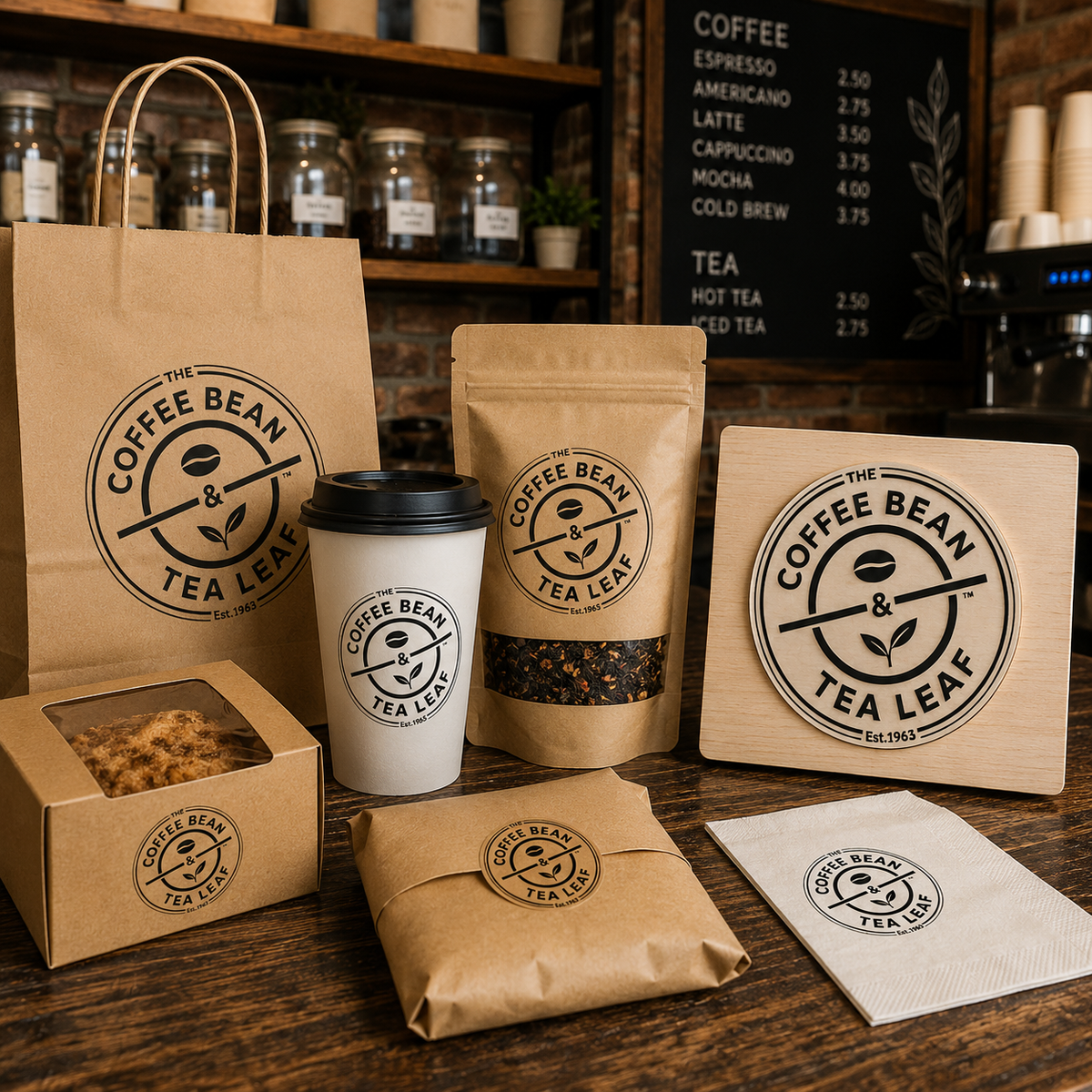 Big Custom Stamp for Tea Business | Logo Stamp – StampMyMark®