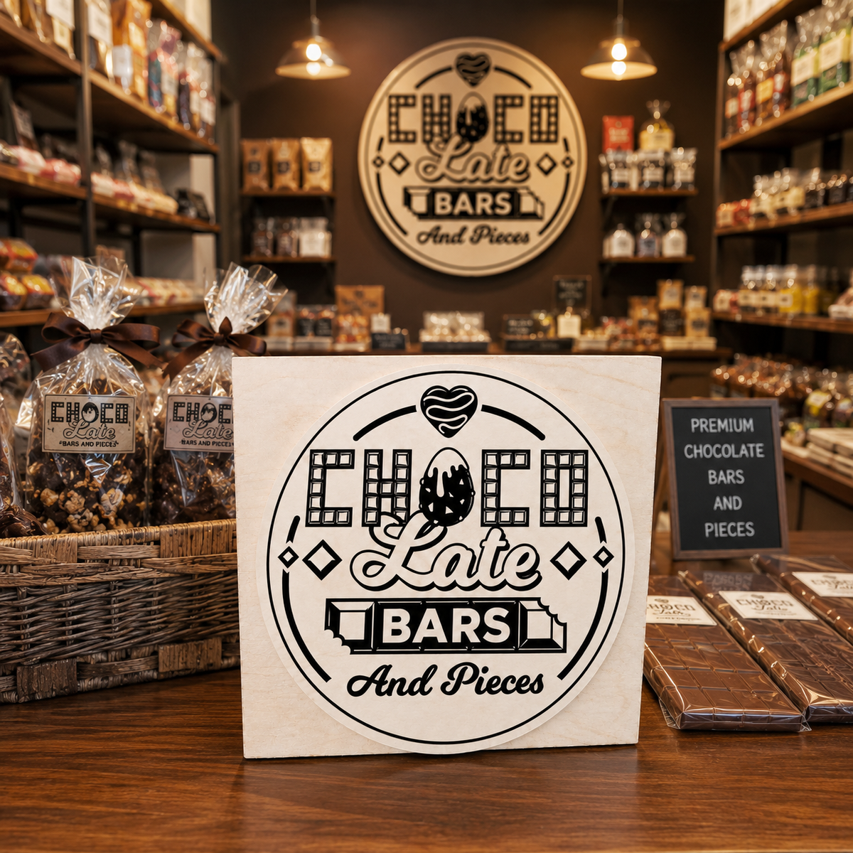 Big Custom Stamp for Chocolate & Confectionery | Logo Stamp – StampMyMark®