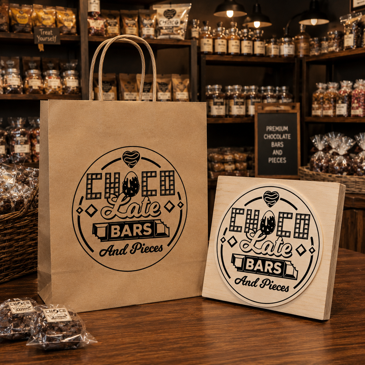 Big Custom Stamp for Chocolate & Confectionery | Logo Stamp – StampMyMark®