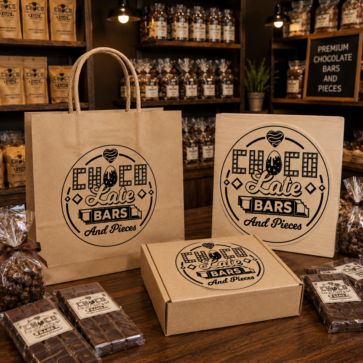 Big Custom Stamp for Chocolate & Confectionery | Logo Stamp – StampMyMark®