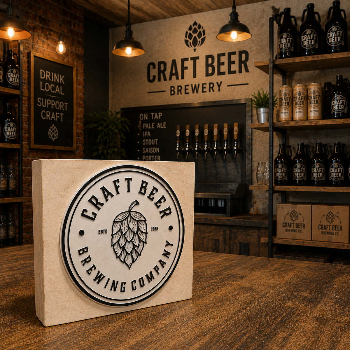 Big Custom Stamp for Brewery / Craft Beer | Logo Stamp – StampMyMark®