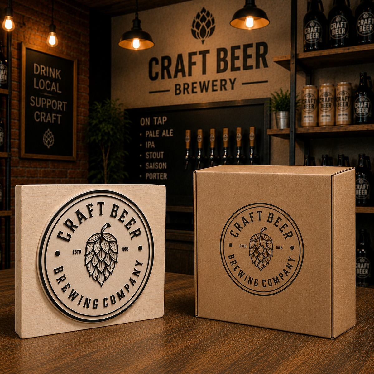 Big Custom Stamp for Brewery / Craft Beer | Logo Stamp – StampMyMark®