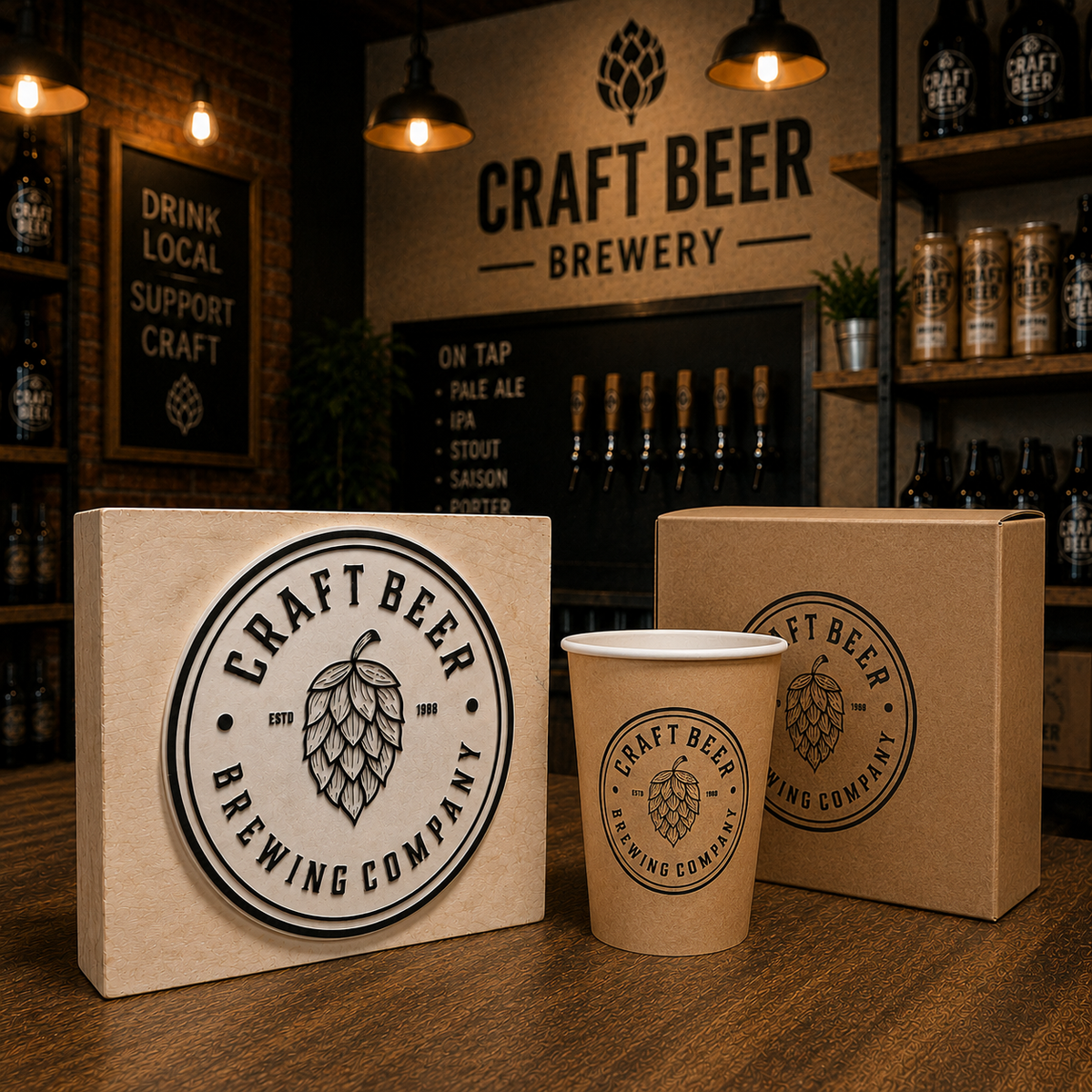 Big Custom Stamp for Brewery / Craft Beer | Logo Stamp – StampMyMark®