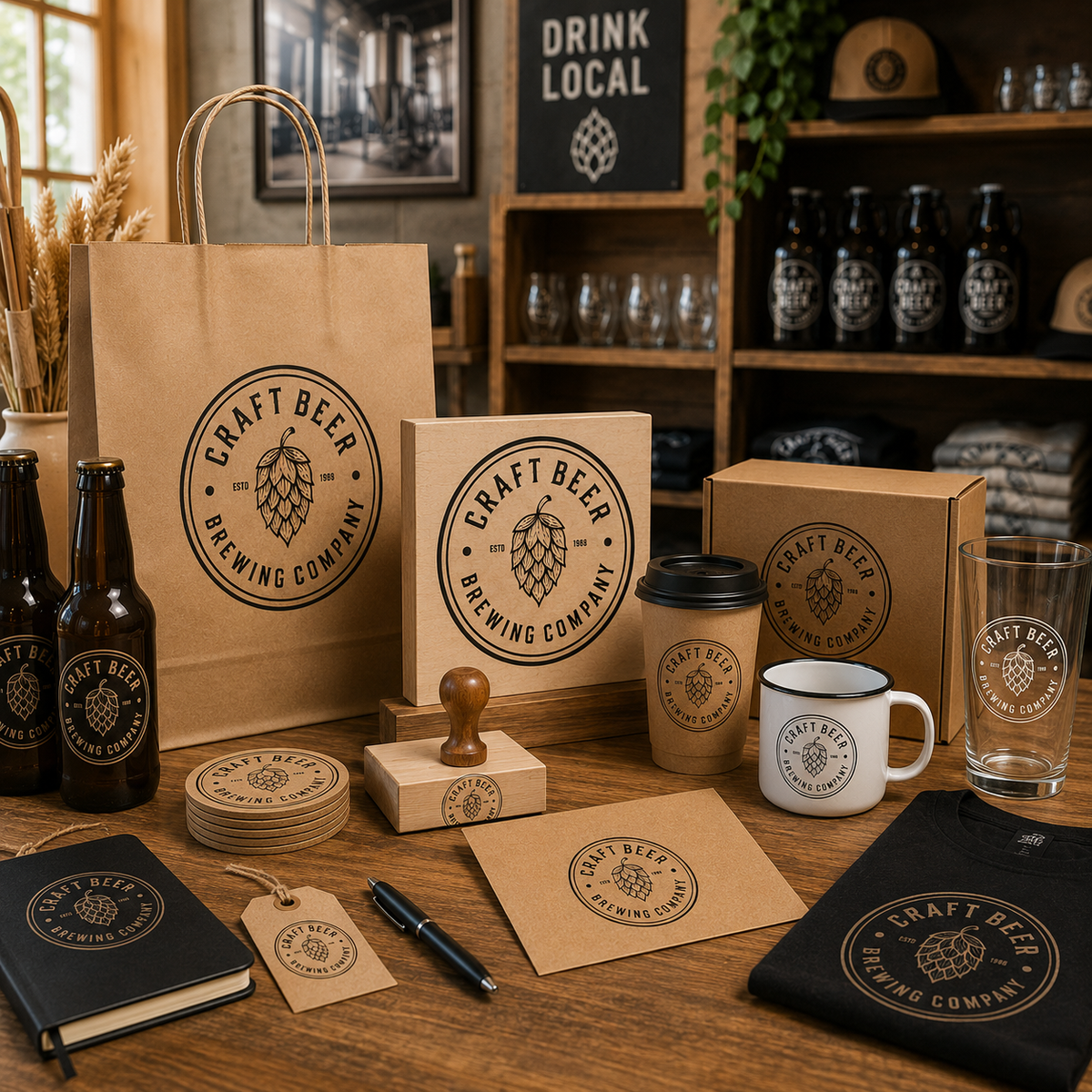 Big Custom Stamp for Brewery / Craft Beer | Logo Stamp – StampMyMark®