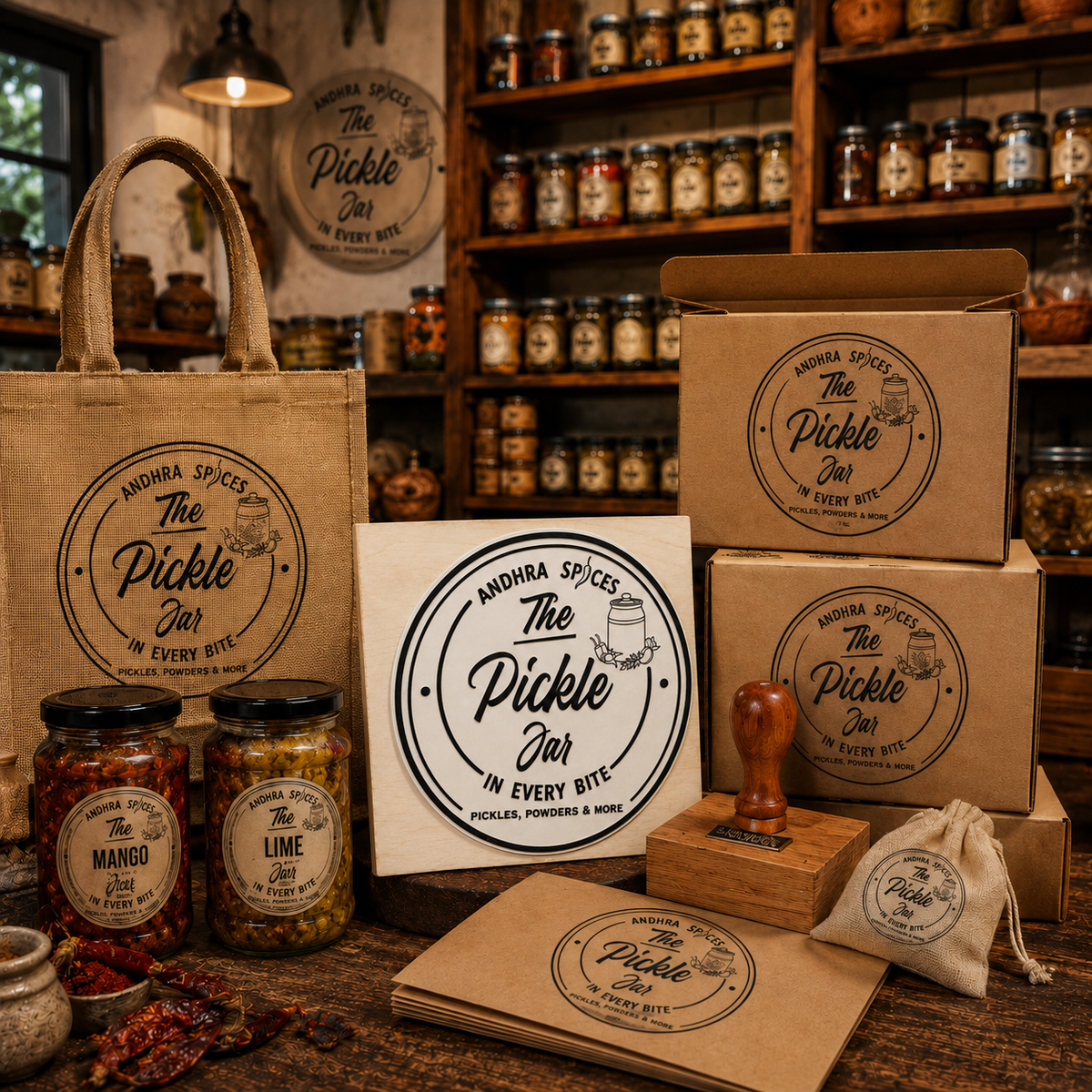 Big Custom Stamp for Pickle & Preserve Makers | Logo Stamp – StampMyMark®