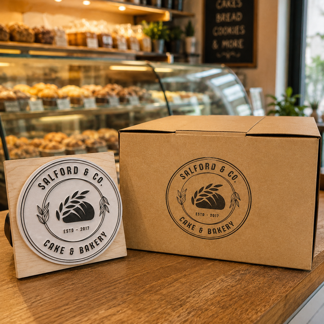 Big Custom Stamp for Bakery | Logo Stamp – StampMyMark®