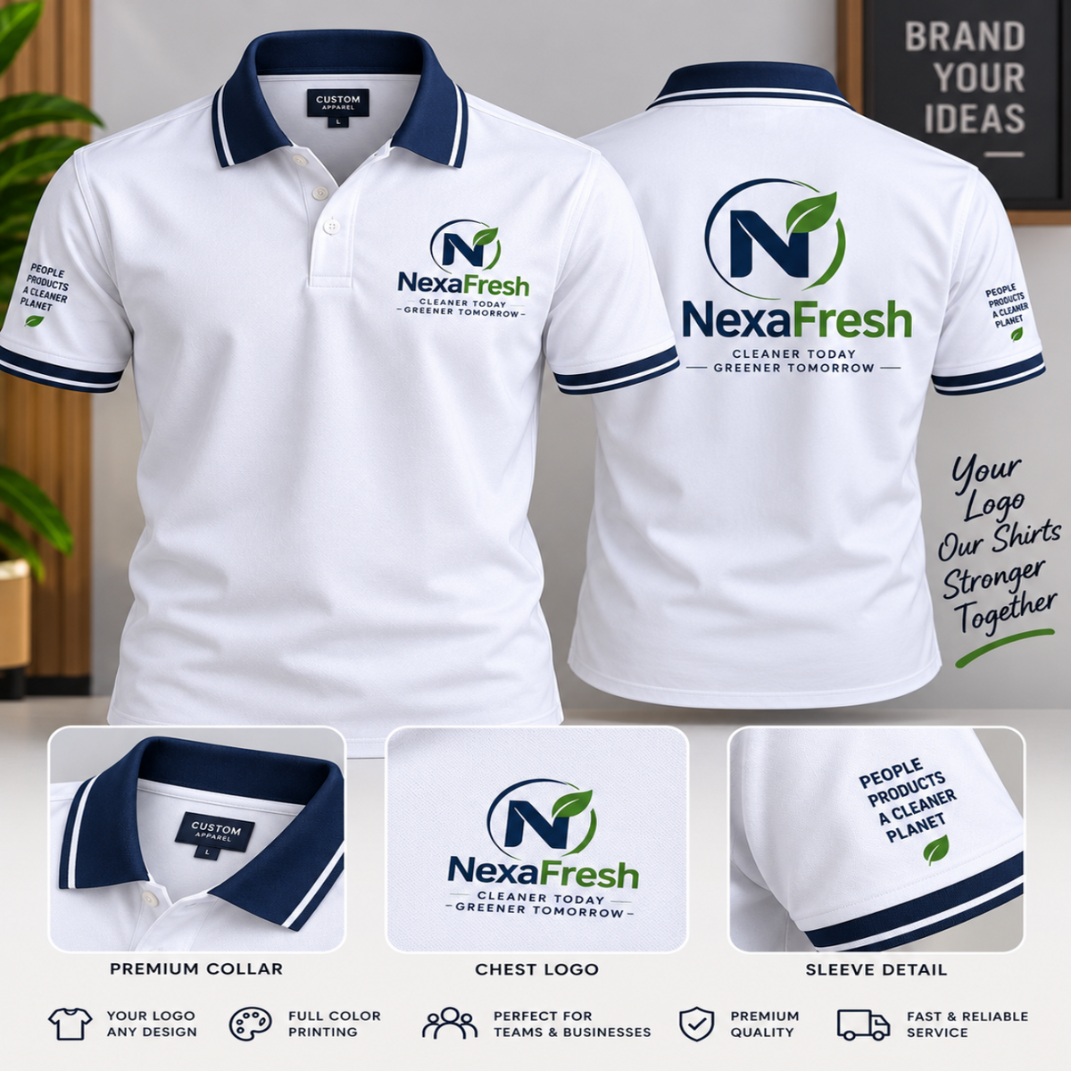 Custom Logo Polo Shirt