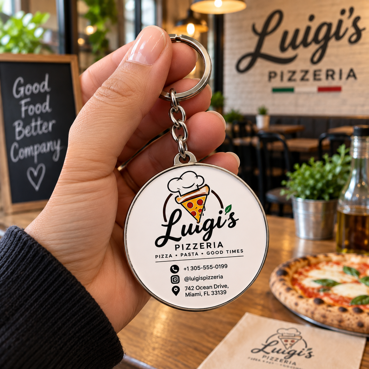 Custom Logo Keychain