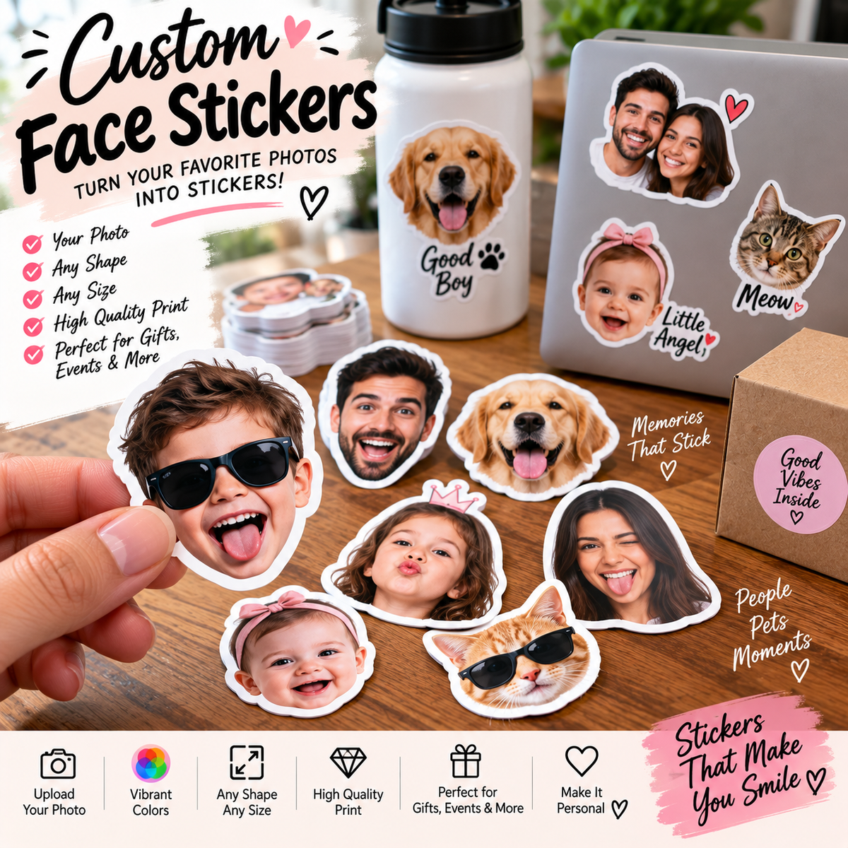 Custom Face Stickers