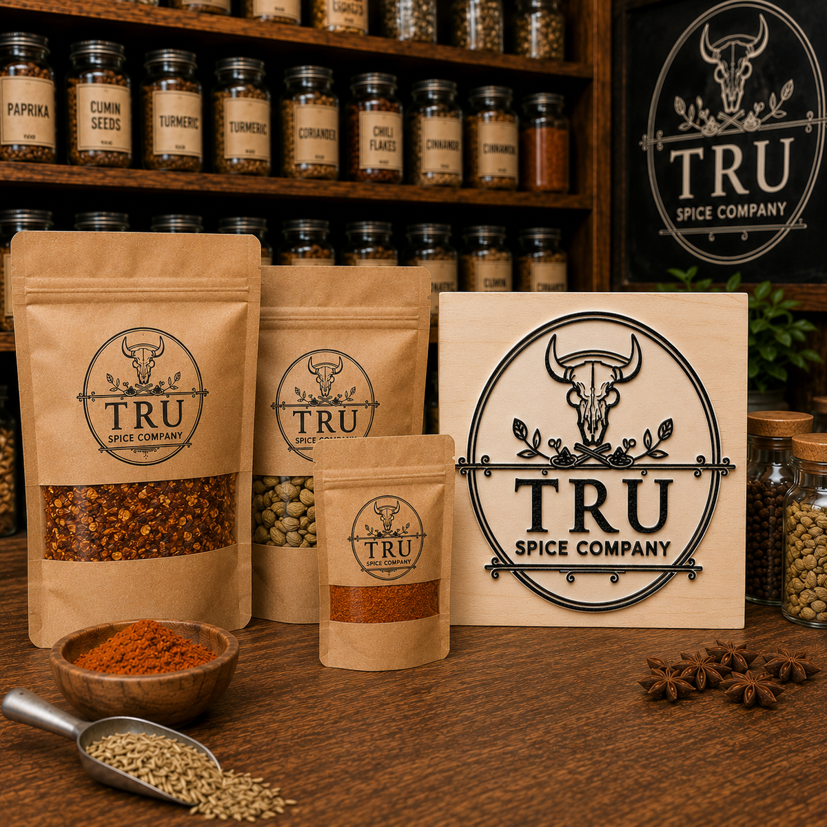 Big Custom Stamp for Spice & Masala Business | Logo Stamp – StampMyMark®