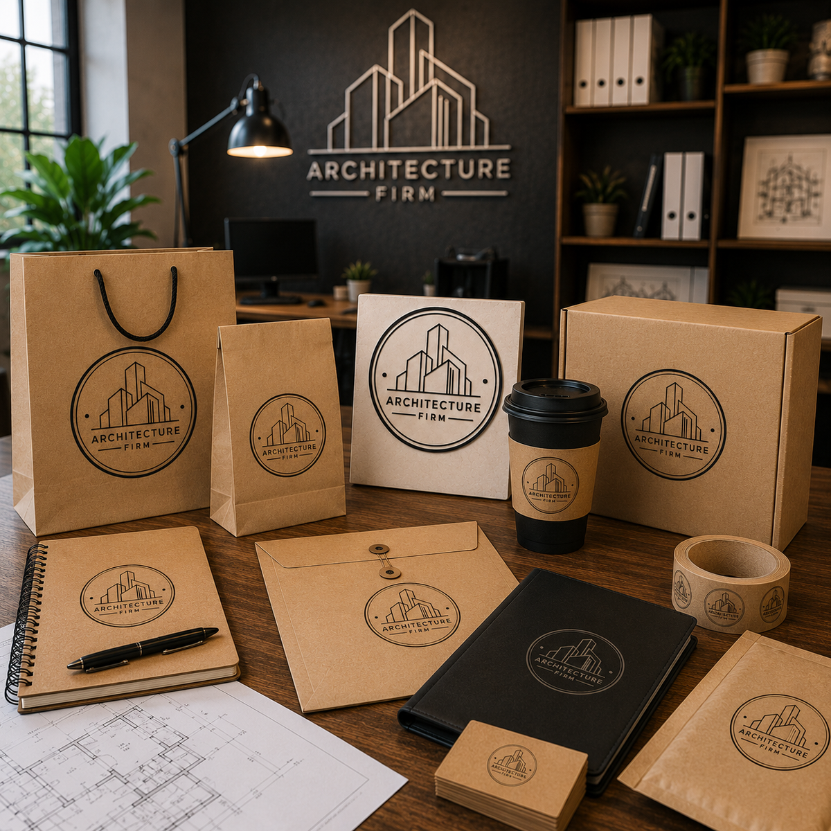 Big Custom Stamp for Architecture Firm | Logo Stamp – StampMyMark®