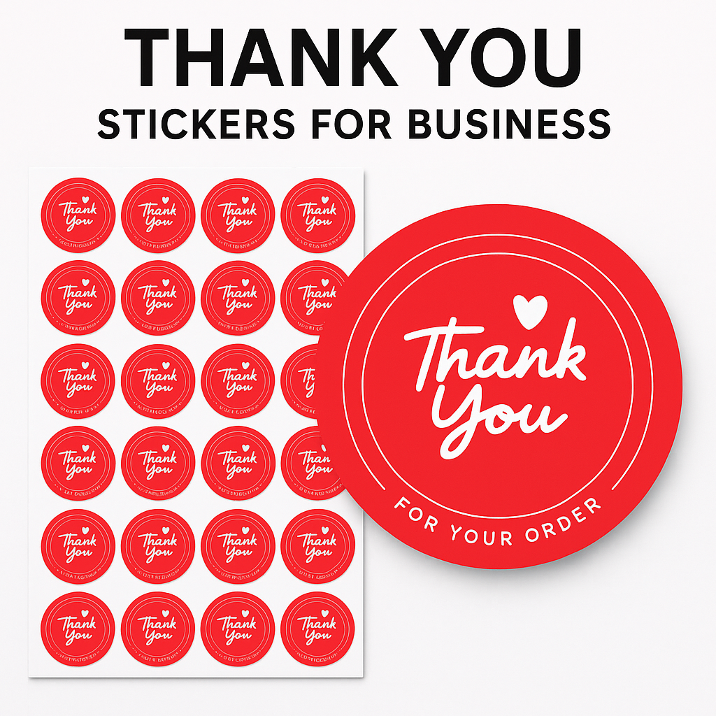 Thank You Stickers 1.5" (Pack of 1000) – StampMyMark®