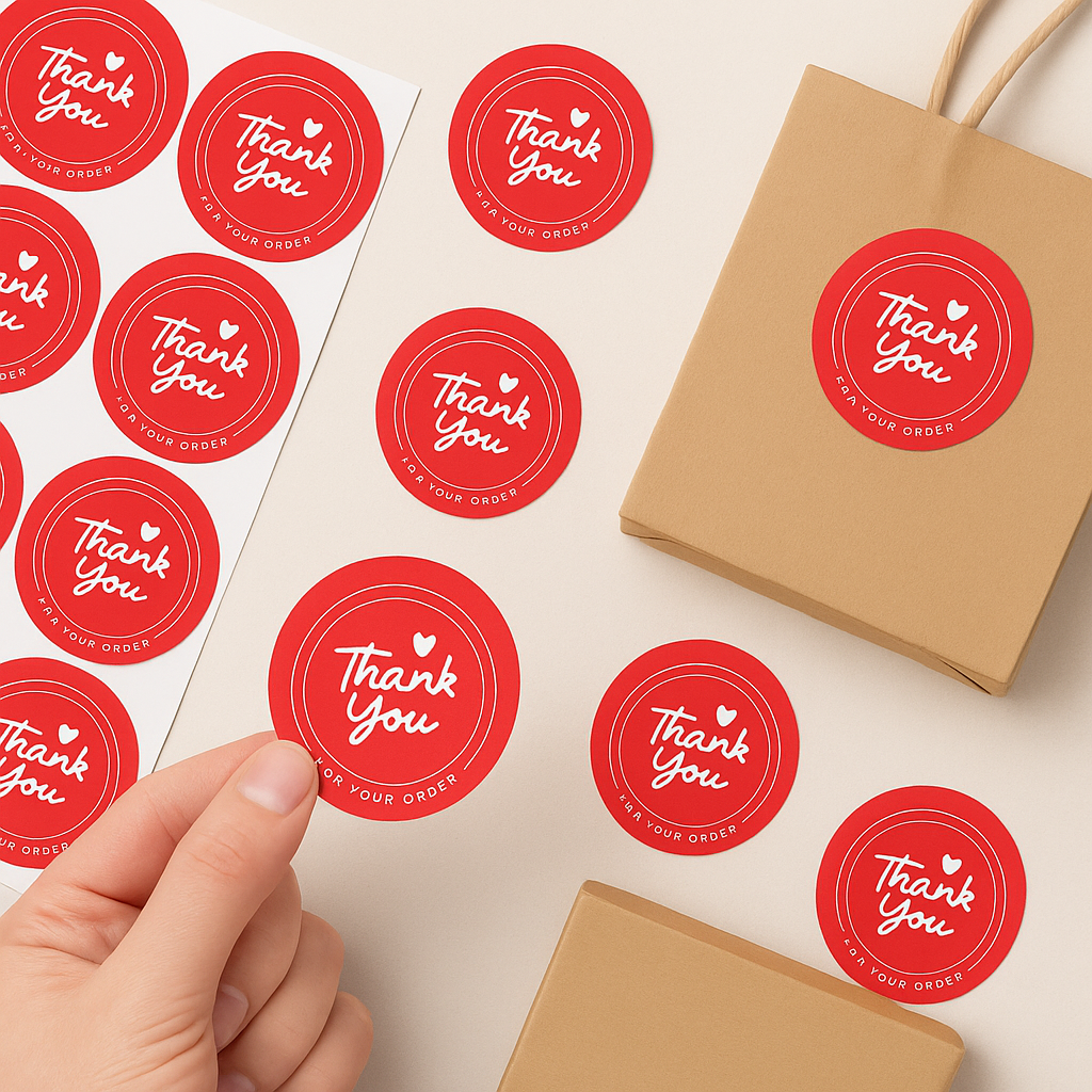 Thank You Stickers 1.5" (Pack of 1000) – StampMyMark®
