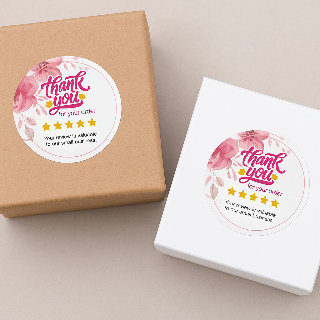 Thank You Stickers 1.5" (Pack of 1000) – StampMyMark®
