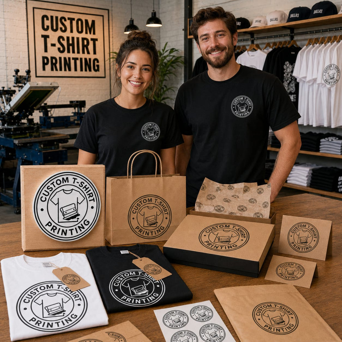 Big Custom Stamp for Custom T-Shirt Printing | Logo Stamp – StampMyMark®