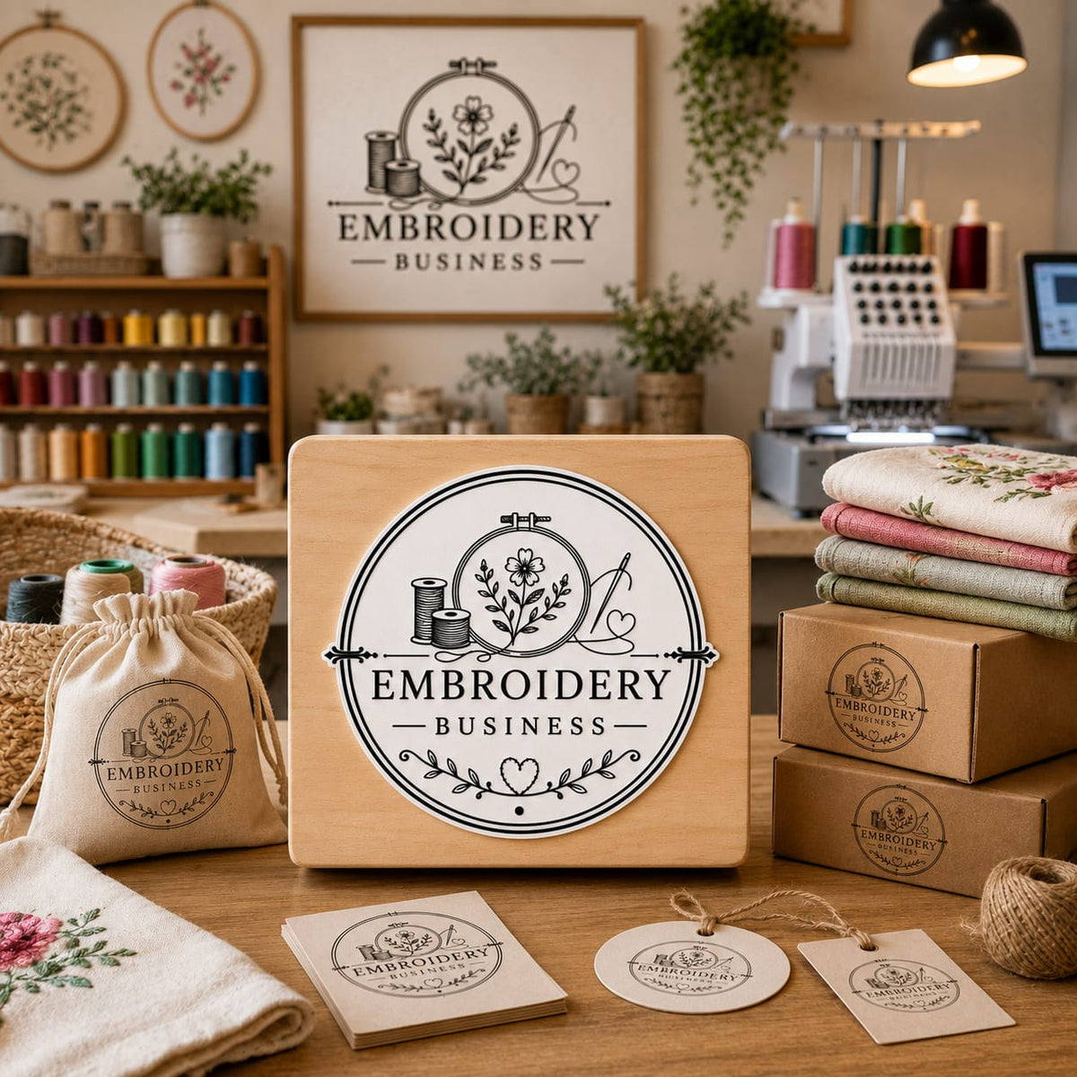 Big Custom Stamp for Resin Art & Craft Business | Logo Stamp – StampMyMark®