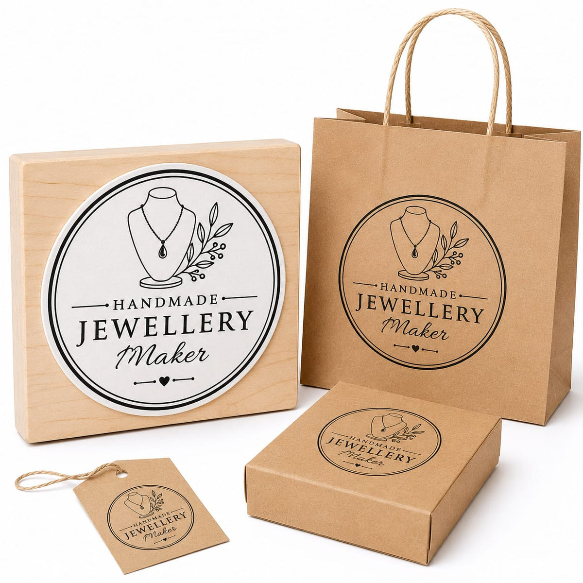 Big Custom Stamp for Handmade Jewelry Maker | Logo Stamp – StampMyMark®