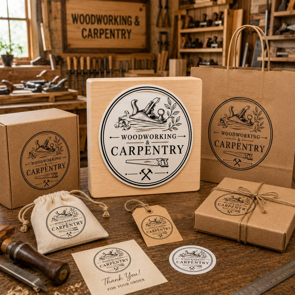 Big Custom Stamp for Woodworking & Carpentry | Logo Stamp – StampMyMark®