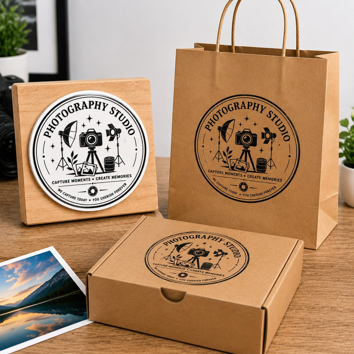 Big Custom Stamp for Photography Studio | Logo Stamp – StampMyMark®