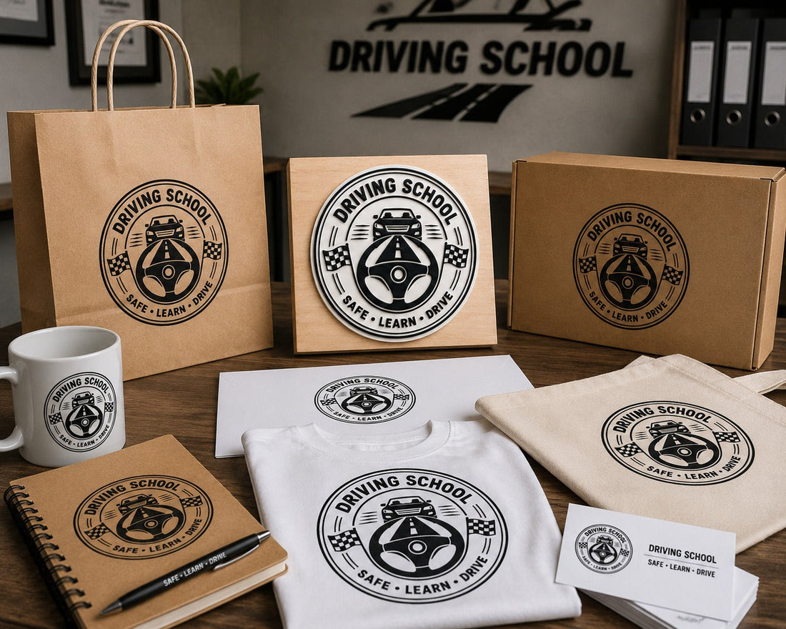 Big Custom Stamp for Driving School | Logo Stamp – StampMyMark®