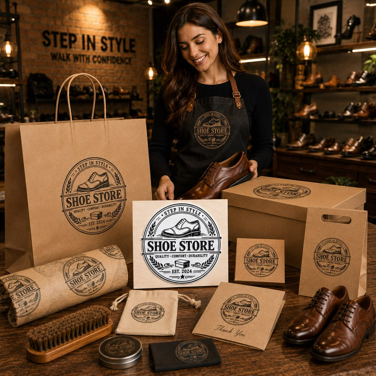 Big Custom Stamp for Shoe Store | Logo Stamp – StampMyMark®