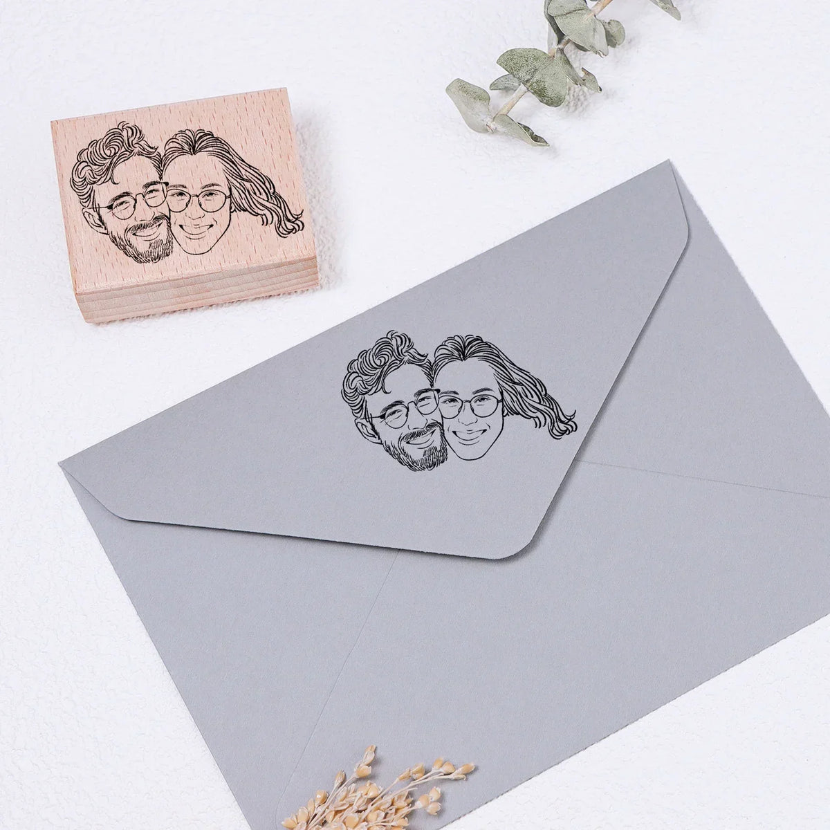 Personalized Return Address Stamp for Envelopes & Packages